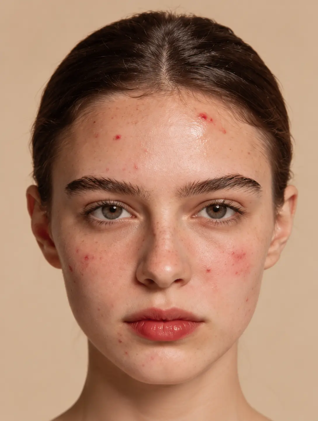 Before scar and post-acne mark treatment at SkinLab Cambodia